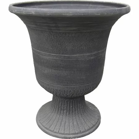 Exaco Fiber Clay Modena Planter Black Planters