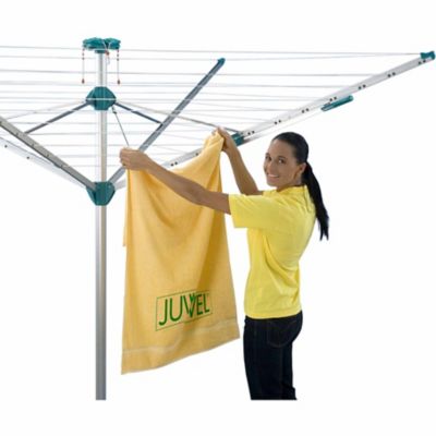 Image showing  6-3/8 ft. Outdoor 500 Retractable Rotary Clothesline