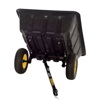 Image showing  Tow-Behind 10 cu. ft. Lawn and Garden Trailer, 900 lb. Capacity