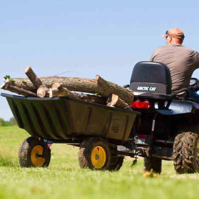 Image showing  Tow-Behind 10 cu. ft. Lawn and Garden Trailer, 900 lb. Capacity