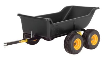 Polar Tandem Axle Lawn Mower Wagon, 22 cu. ft.