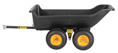 Image showing  Tow-Behind 22 cu. ft. Tandem Axle Lawn Mower Wagon