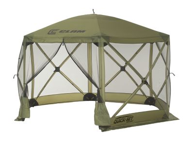 Quick-Set 94 sq. ft. Escape Screen Shelter, Green/Black, 6-Sided