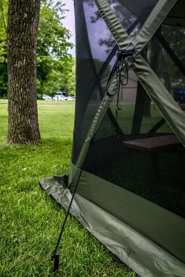 Image showing  94 sq. ft. Escape 6-Sided Screen Shelter, Green/Black