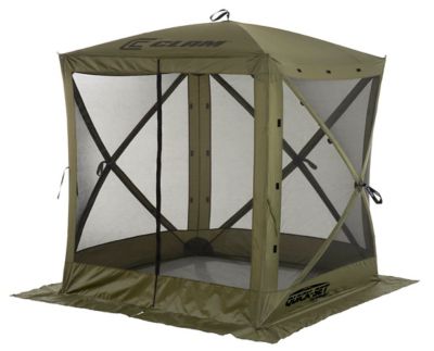 Quick-Set 36 sq. ft. Traveler Screen Shelter, Green/Black, 4-Sided