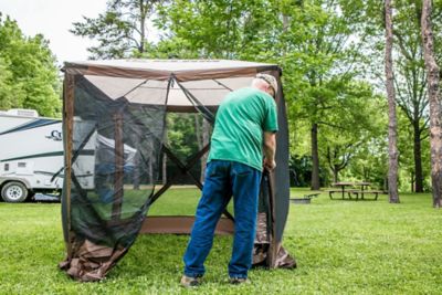 Image showing 5 th Quick-Set 36 sq. ft. Traveler 4-Sided Screen Shelter, Green/Black