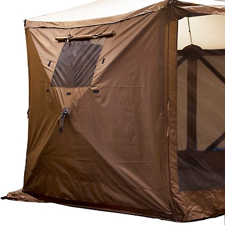 Quick-Set Wind Panels with Windows, Brown, 2 pk.