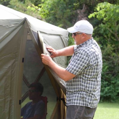 Image showing  Screen Hub Wind Panels, Green, 3-Pack
