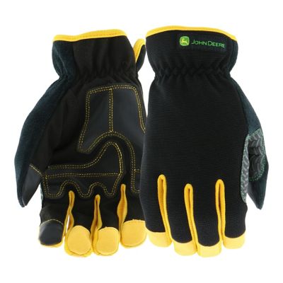 John Deere Synthetic Leather Hi-Dexterity Work Gloves, 1 Pair