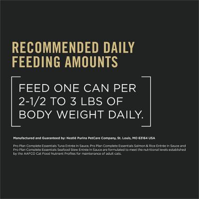 Image showing 5 th Purina Pro Plan Adult High-Protein Complete Essentials Seafood Favorites Wet Cat Food Variety pk., 3 oz., 12 Cans