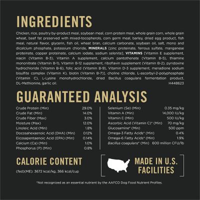 Image showing  Shredded Blend Chicken and Rice Formula With Probiotics Senior Dry Dog Food