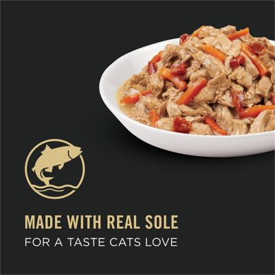 Image showing  Savor Adult Sole and Vegetables Chunks in Sauce Wet Cat Food, 3 oz. Can