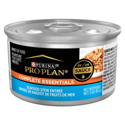 Purina Pro Plan Savor Adult Ocean Fish Chunks in Sauce Wet Cat Food, 3 oz. Can