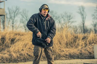 Image showing 5 th Berne Men's Duck Hooded Insulated Jacket with Concealed Weapon Pockets