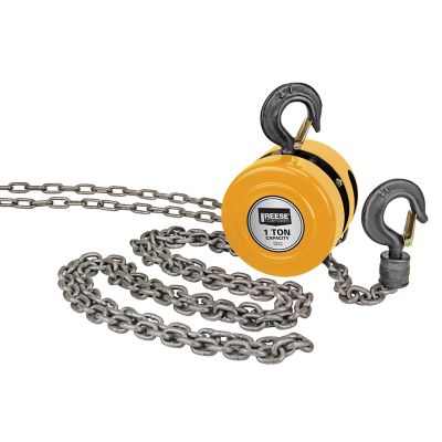 Reese Towpower 1 Ton Capacity 10 ft. Lift Chain Hoist, 8.5 ft. Pull Chain