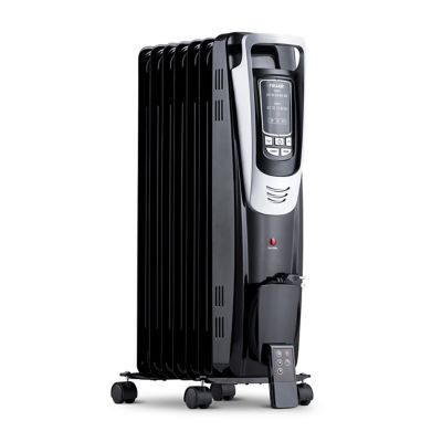 NewAir 5,120 BTU Electric Oil-Filled Radiator Space Heater, 150 sq. ft. with Silent, Energy Efficient Operation