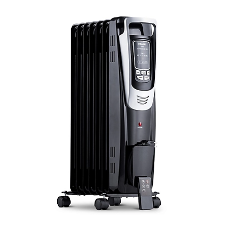 NewAir 5,120 BTU Electric Oil-Filled Radiator Space Heater, 150 sq. ft. with Silent, Energy Efficient Operation