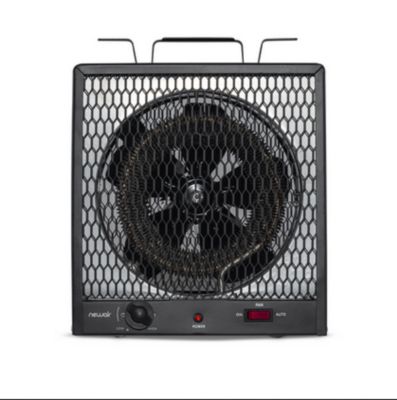 Image showing 12 th NewAir Electric Garage Heater, 560 sq. ft., 19,107 BTU, 5,600W, 240V, 6 ft. Cord Wrap and Carrying Handle