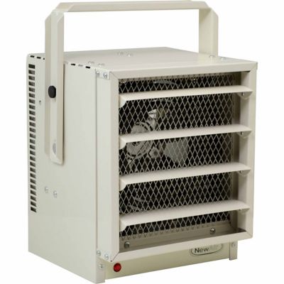 NewAir 17,060 BTU Electric Garage Heater, Ceiling Mounted with Adjustable Louvers and Tilt Head, Heats up to 500 sq. ft