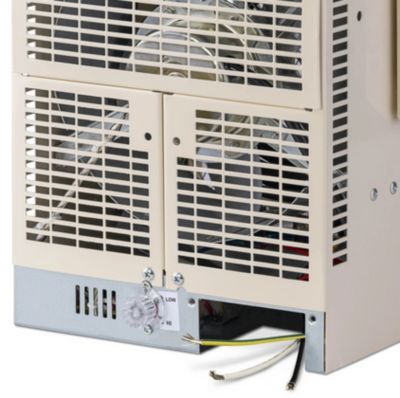 Image showing  Electric Garage Heater, 500 sq. ft., 17,060 BTU, Ceiling Mount with Adjustable Louvers and Tilt Head
