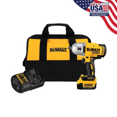 DeWALT 1 2 in. Drive High Torque Brushless Impact Wrench 4 Ah Kit