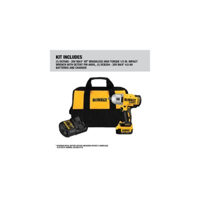 Tool Only DEWALT DCF899B  20v MAX XR Brushless High Torque 1//2 Impact Wrench with Detent Anvil