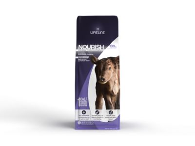 Lifeline Nourish Colostrum Replacer For Calves, Single Feeding, 100g At ...