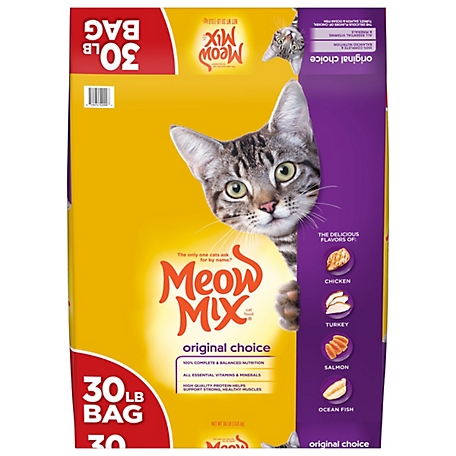 Meow Mix Original Choice All Life Stages Chicken, Turkey, Salmon and Ocean Fish Recipe Dry Cat Food