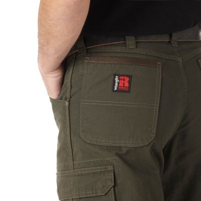 Image showing 4 th Wrangler Men's Relaxed Fit Riggs Workwear Ripstop Ranger Cargo Work Pants