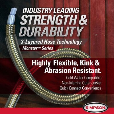 Image showing  4,000 PSI 3.5 GPM Gas Cold Water PowerShot Professional Pressure Washer, Honda GX270 Engine, 49-State