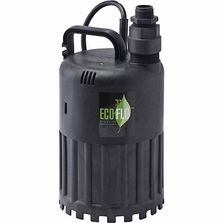 ECO-FLO Products Inc. Thermoplastic Manual Submersible Utility Pump, SUP56