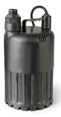 Image showing  1/3 HP 115V Electric Thermoplastic Manual Submersible Utility Pump, 2,880 GPH