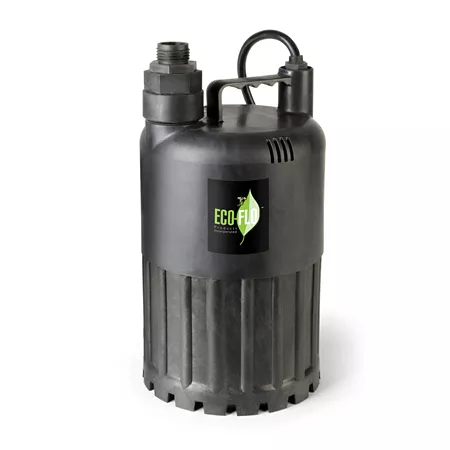 ECO-FLO Products Inc 1/2 HP 115V Electric Thermoplastic Manual Submersible Utility Pump SUP80 Utility Pumps