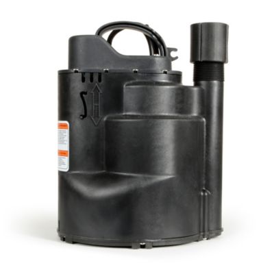 Image showing  1/4 HP 115V Electric Plastic Automatic Submersible Utility Pump, 1,800 GPH, SUP57