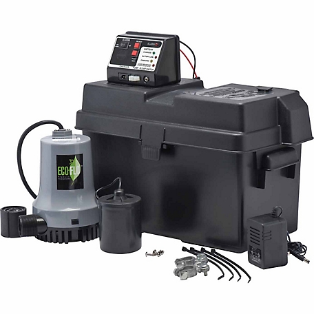 ECO-FLO Products Inc. 1/4 HP Backup Sump Pump System