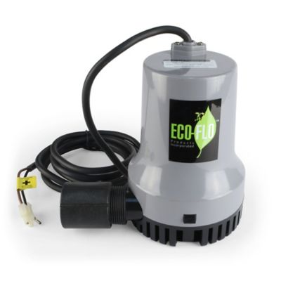 Image showing  1/4 HP 12V Backup Sump Pump System, 2,700 GPH