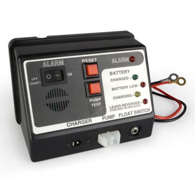 Image showing  1/4 HP 12V Backup Sump Pump System, 2,700 GPH