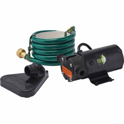 ECO-FLO Products Inc. 1/12 HP 115V Electric Thermoplastic Portable Utility Pump with Water Removal Kit, 360 GPH