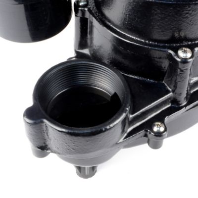 Image showing  3/4 HP 115V Electric Cast Iron Sump Pump with Vertical Switch, 6,000 GPH