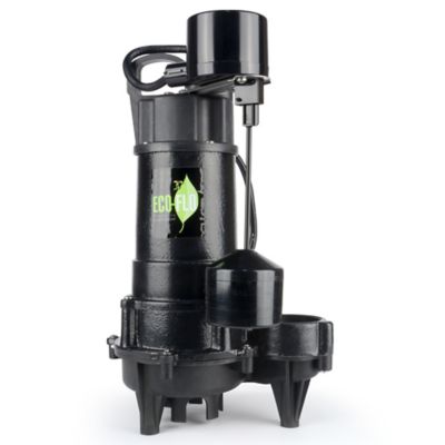 Image showing 6 th ECO-FLO Products Inc. 3/4 hp 115V Electric Cast Iron Sump Pump with Vertical Switch, 6,000 GPH