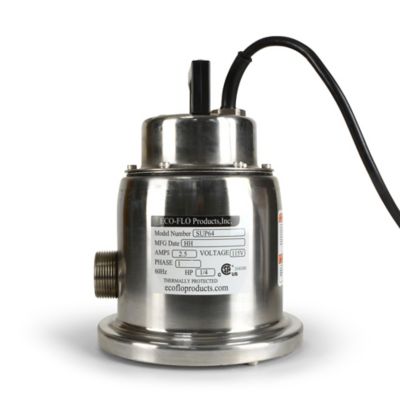 Image showing 5 th ECO-FLO Products Inc. 1-1/4 HP 115V Electric Stainless Steel Submersible Utility Pump, SUP64, 1,500 GPH