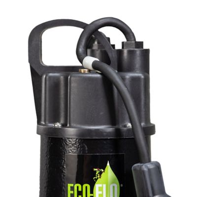Image showing  3/4 HP 115V Electric Cast Iron Sump Pump with Wide-Angle Switch, 6,000 GPH