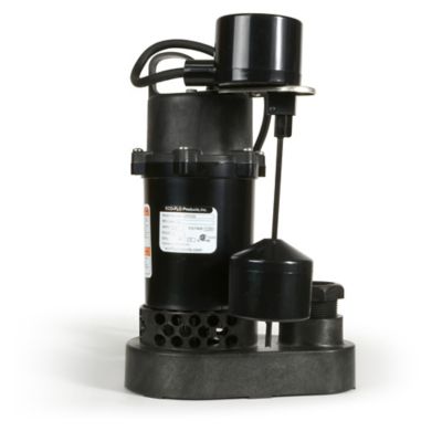 Image showing 6 th ECO-FLO Products Inc. 1/3 HP 115V Electric Anodized Aluminum Sump Pump with Vertical Switch, 3,540 GPH