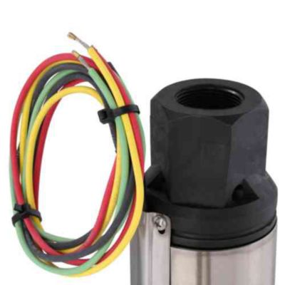 Image showing  1 HP 230V Electric 4 in. Submersible Deep Well Pump, 20 GPM, High Performance, 3-Wire