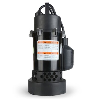 Image showing 5 th ECO-FLO Products Inc. 1/3 hp 115 V Electric Anodized Aluminum Sump Pump with Wide-Angle Switch, 3,540 GPH