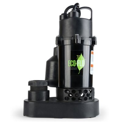 Image showing  1/3 HP Anodized Aluminum Sump Pump with Wide-Angle Switch