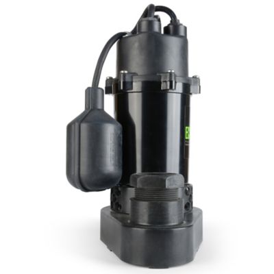 Image showing 5 th ECO-FLO Products Inc. 1/3 hp Anodized Aluminum Sump Pump with Wide-Angle Switch