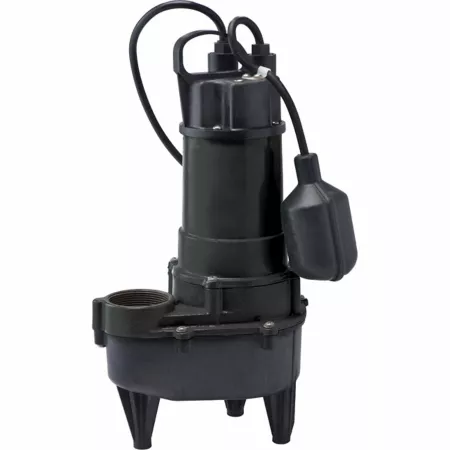 ECO-FLO Products Inc Cast Iron Electric Sewage Pump 1/2 HP 115V 5 700 GPH Sump Pumps