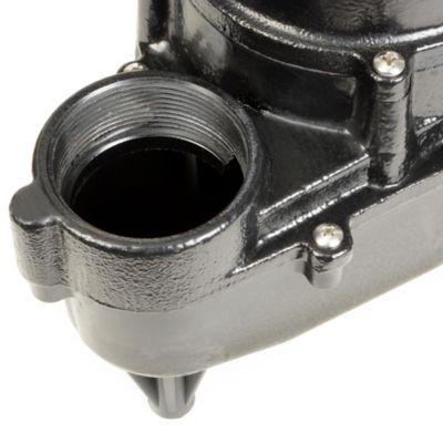 Image showing 7 th ECO-FLO Products Inc. 1/2 hp 115 V Electric Cast Iron Sewage Pump, 5,700 GPH