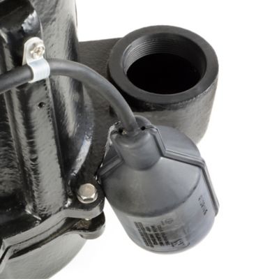 Image showing 8 th ECO-FLO Products Inc. 6/10 hp 115V Electric Sewage Pump, 8,400 GPH